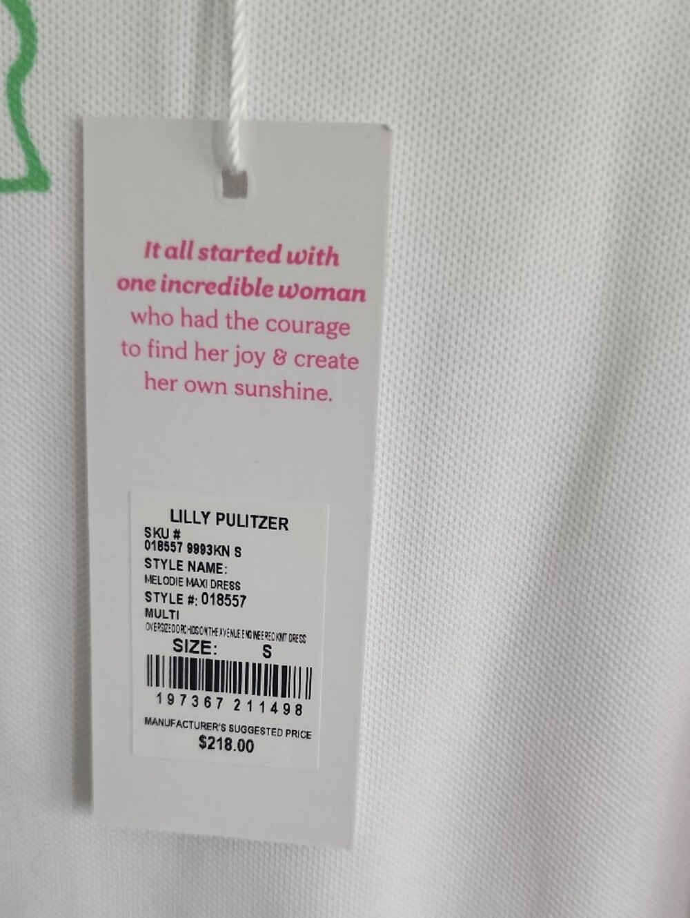 NWT Lilly Pulitzer Melodie Maxi Small Multi Oversized Orchids On The Avenue - Picture 2 of 6